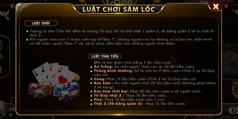 Sam loc luat choi 
