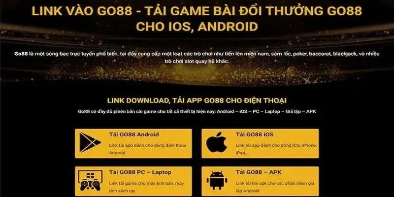 Tai app GO88 link tai Android Tai app GO88 link tai Android