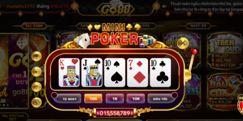 Gợi ý những chiến thuật chơi game Poker tại Go88 hiệu quả