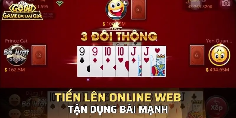 Hãy sắp xếp bài hợp lý khi chơi game tiến lên Hãy sắp xếp bài hợp lý khi chơi game tiến lên