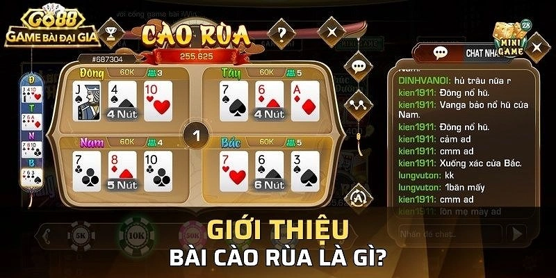 Hướng dẫn cách chơi bài rùa tại cổng game Go88