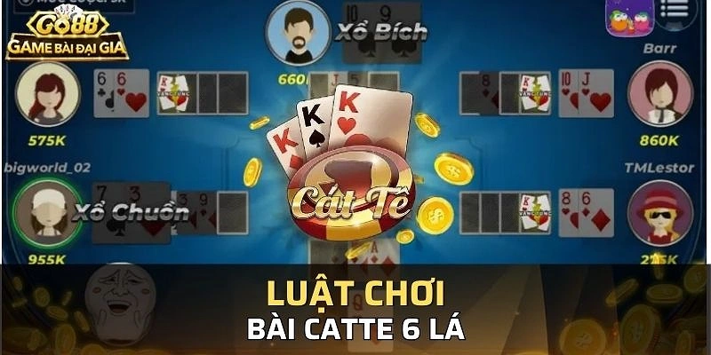Luật chơi bài Catte 6 lá cơ bản bạn cần nắm rõ