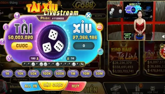 Tài Xỉu Livestream sở hữu nhiều ưu điểm được nhiều game thủ yêu thích 